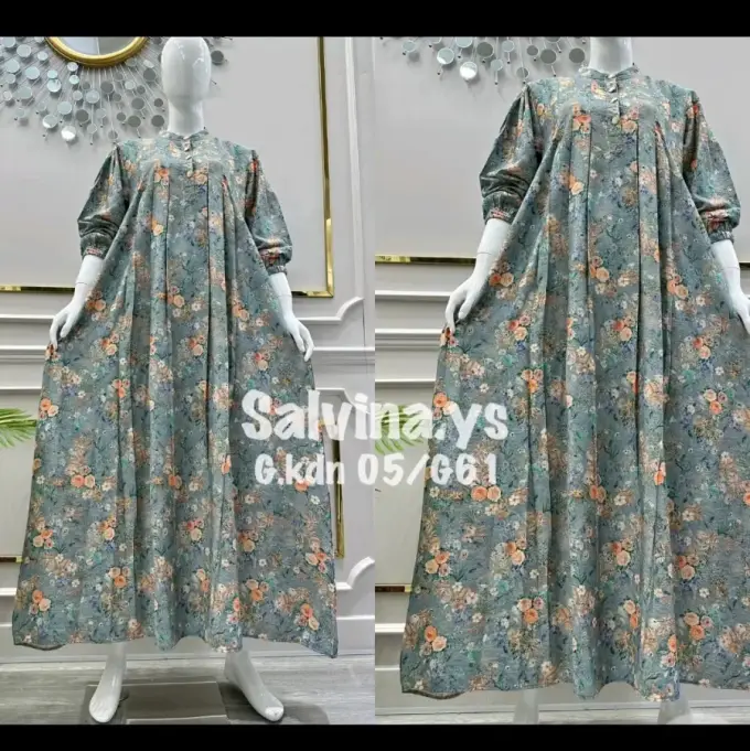 Gamis Salvina Crespo Printing Muslim