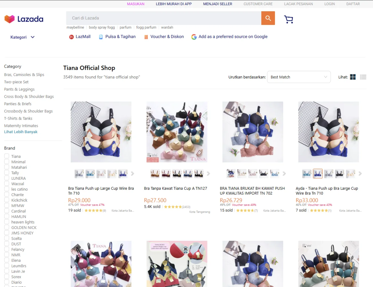 Belanja di Lazada