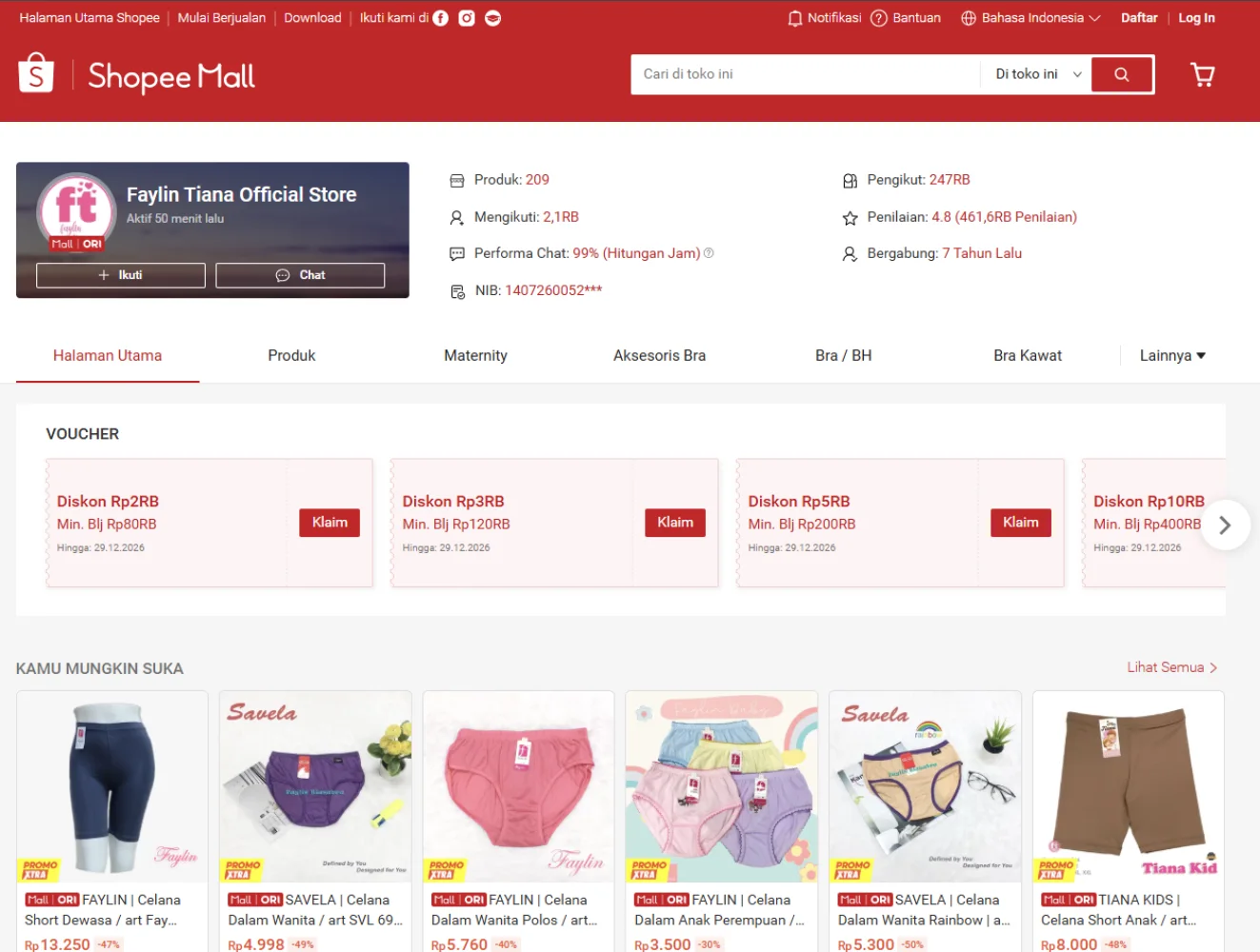 Belanja di Shopee